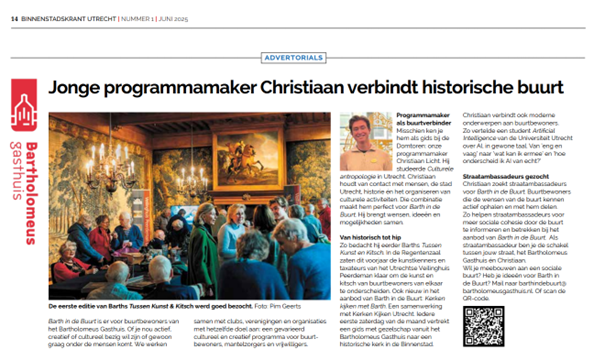 Programmamaker als buurtverbinder